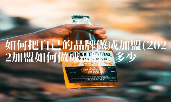 如何把自己的品牌做成加盟(2022加盟如何做成品牌值多少錢